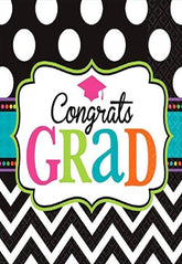 Dream Big Luncheon Napkins Graduation Party Disposable Tableware, Paper, 6.5" x 6.5", Pack of 125.